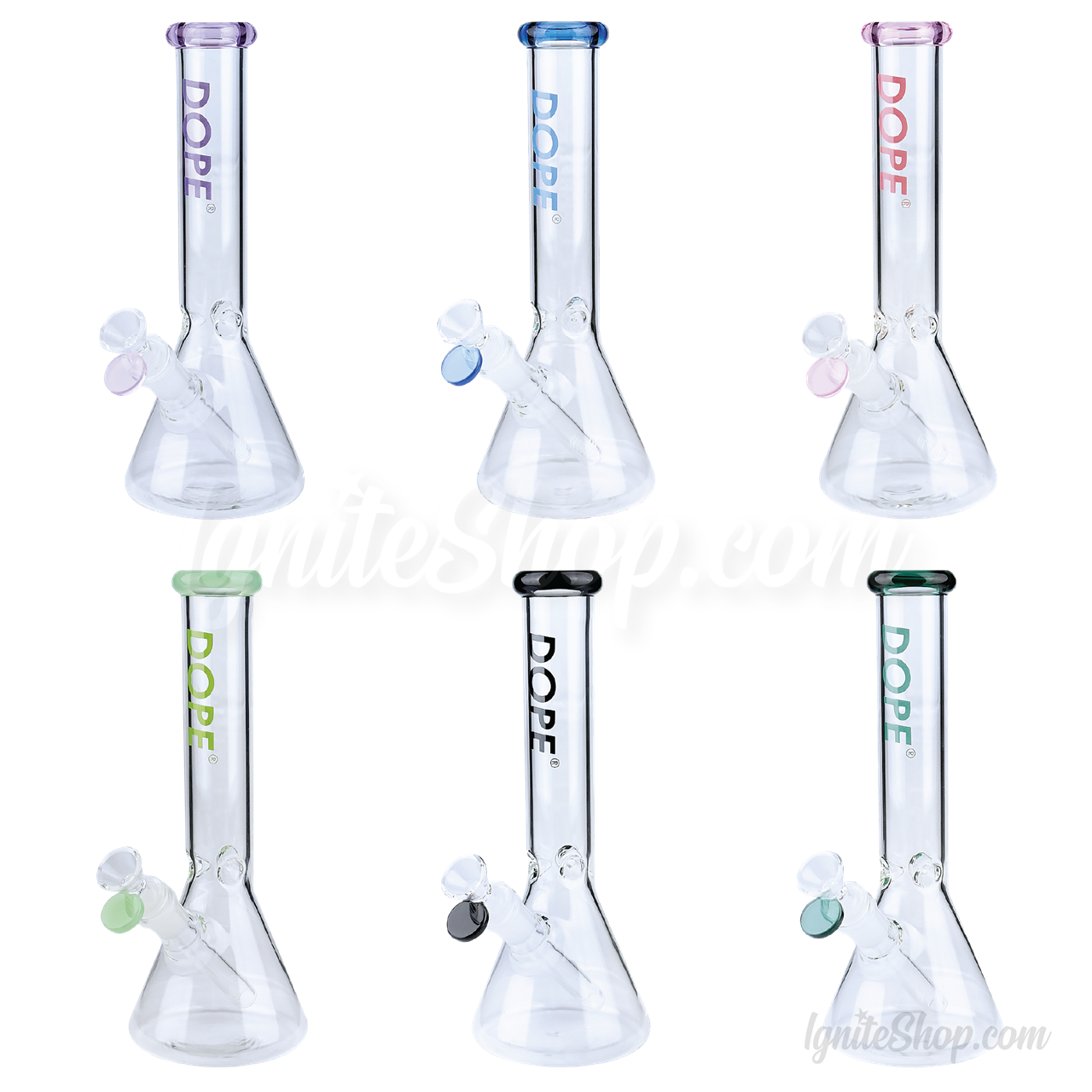 DOPE Glass 10 Simple Logo Beaker dope-glass-10-simple-logo-beaker