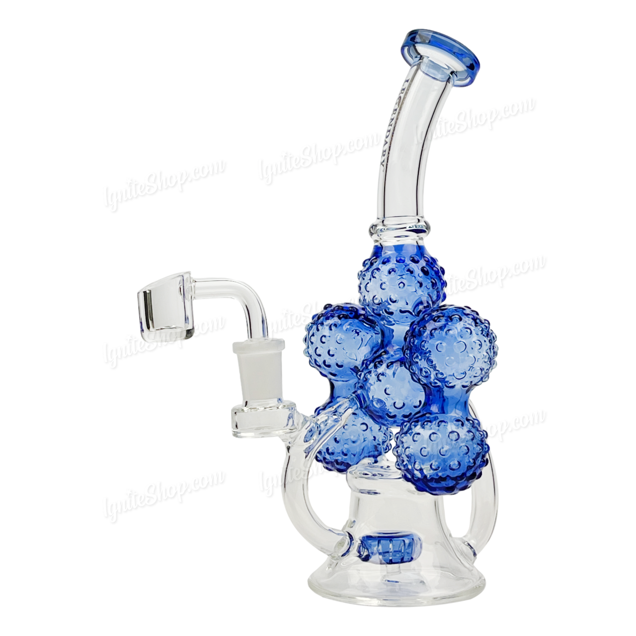 Legendary Glass Recycler 10inches BLUE legendary-glass-recycler-10inches-blue