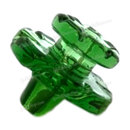Glass Carb Cap - Flower - GREEN