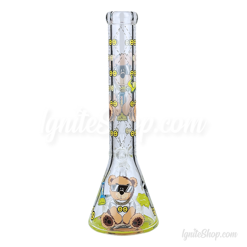 CHEECH Glass 16inches HI BEAR BEAKER - CH297