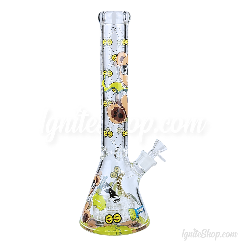 CHEECH Glass 16inches HI BEAR BEAKER - CH297