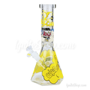 CHEECH Glass 12inches SMOKEY CAMPER DECAL BEAKER - CH298
