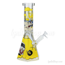 CHEECH Glass 12inches SMOKEY CAMPER DECAL BEAKER - CH298