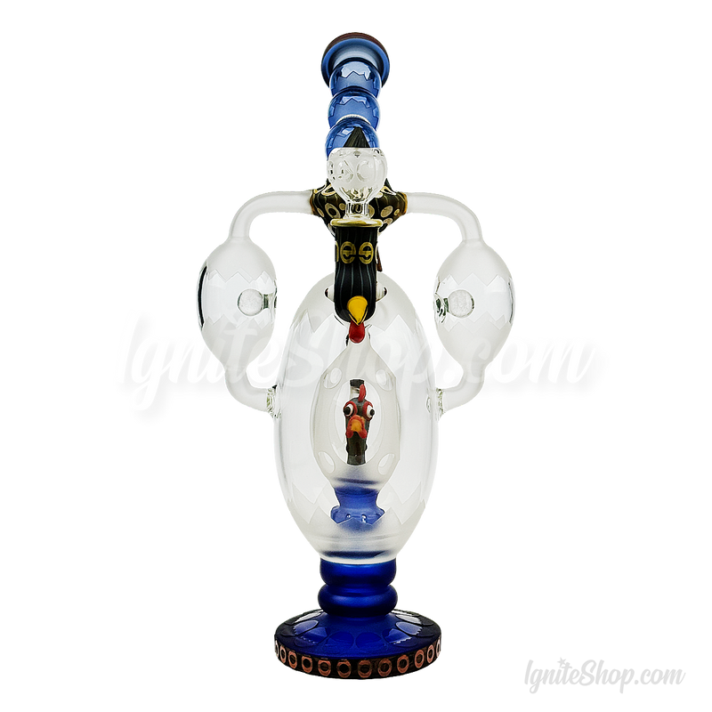 CHEECH Glass 14.5inches ROOSTER IN A EGG - CHE312
