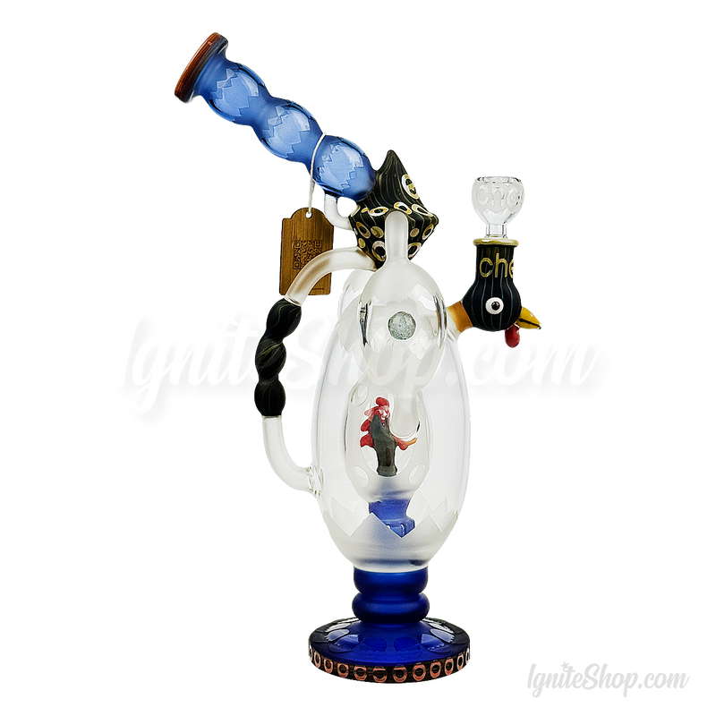 CHEECH Glass 14.5inches ROOSTER IN A EGG - CHE312
