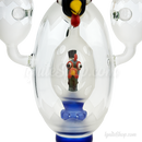 CHEECH Glass 14.5inches ROOSTER IN A EGG - CHE312