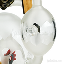 CHEECH Glass 14.5inches ROOSTER IN A EGG - CHE312