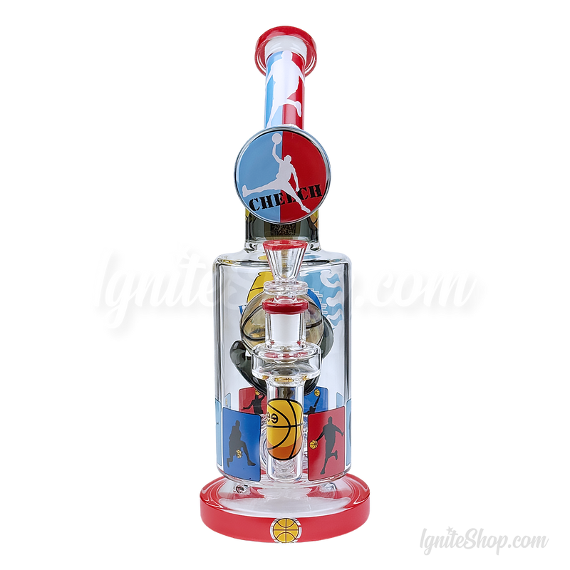 CHEECH Glass 12inches DUNKED-OUT DRIP WATERPIPE - CHE360