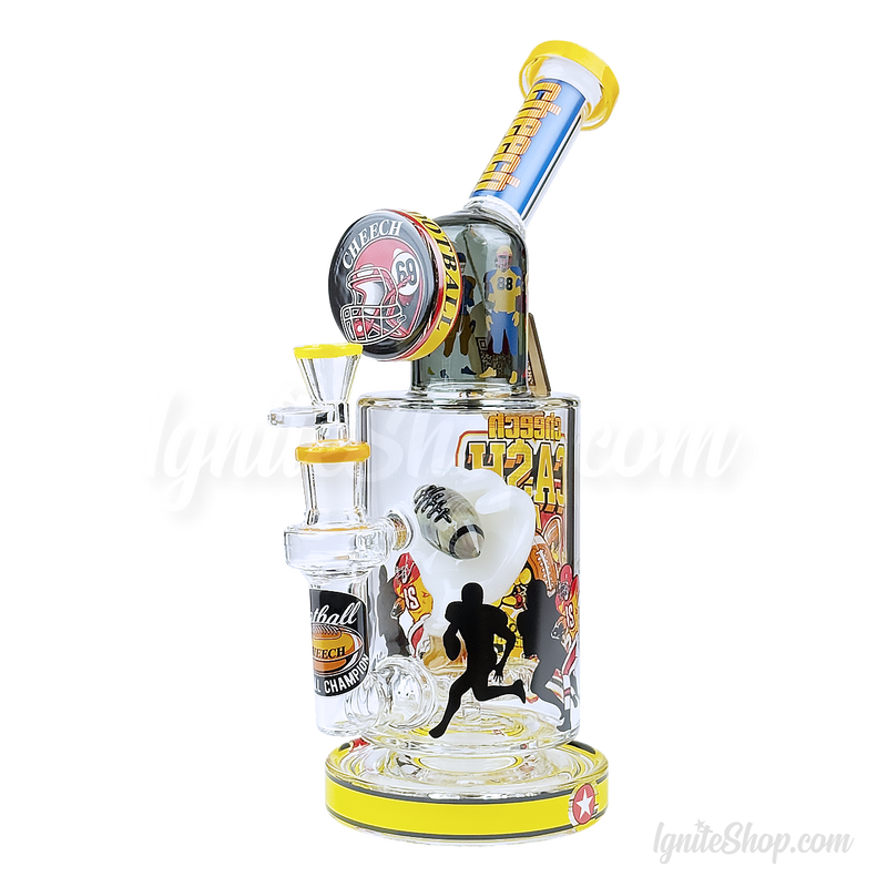 CHEECH Glass 12inches SMOKEY BREAKAWAY BLAZE WATERPIPE - CHE362