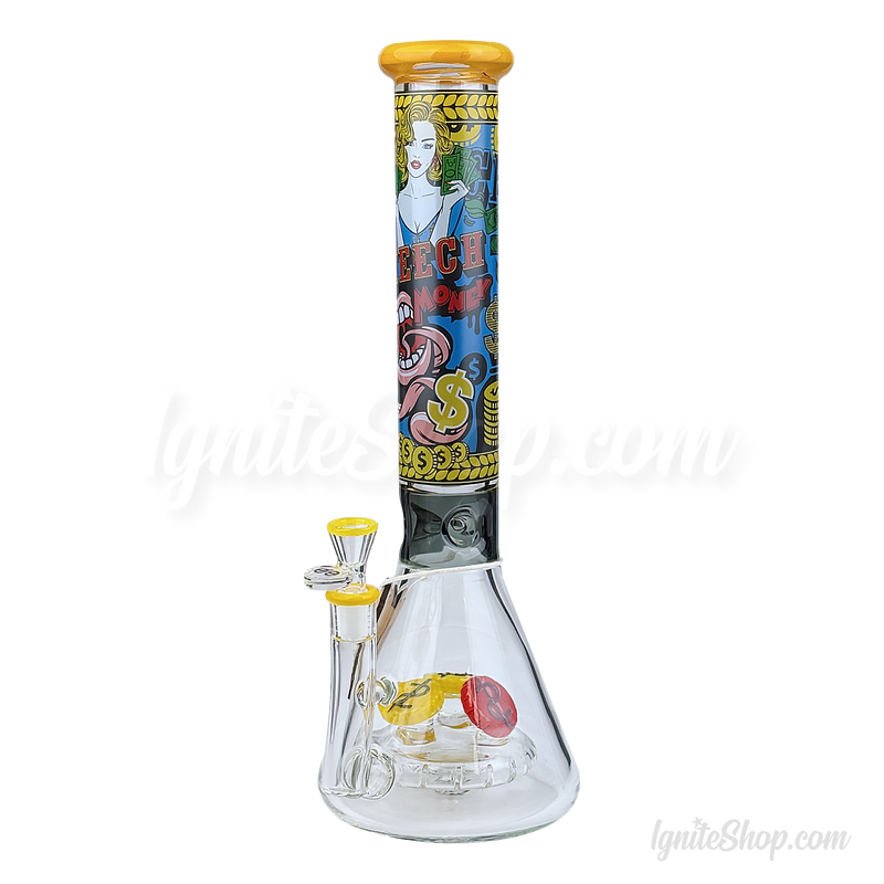 CHEECH Glass 15inches CASH-OUT BEAKER - CHE376