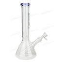 Simple Colored Logo Beaker 10inches FG103804N - PURPLE