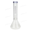 Simple Colored Logo Beaker 10inches FG103804N - PURPLE