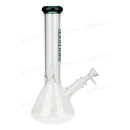 Simple Colored Logo Beaker 10inches FG103804N - TEAL