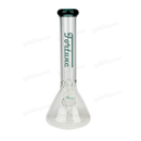 Simple Colored Logo Beaker 10inches FG103804N - TEAL