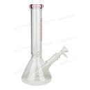 Simple Colored Logo Beaker 10inches FG103804N - PINK