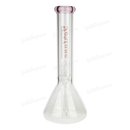 Simple Colored Logo Beaker 10inches FG103804N - PINK