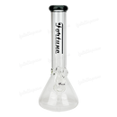 Simple Colored Logo Beaker 10inches FG103804N - TRANS BLACK