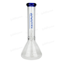 Simple Colored Logo Beaker 10inches FG103804N - BLUE