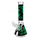 Skull Decal Beaker 14inches / 7mm