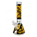 Skull Decal Beaker 14inches / 7mm