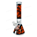 Skull Decal Beaker 14inches / 7mm