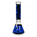 Skull Decal Beaker 14inches / 7mm