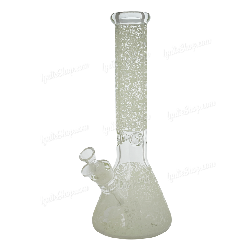 Lace Pattern Glow In The Dark Beaker 14inches 7mm