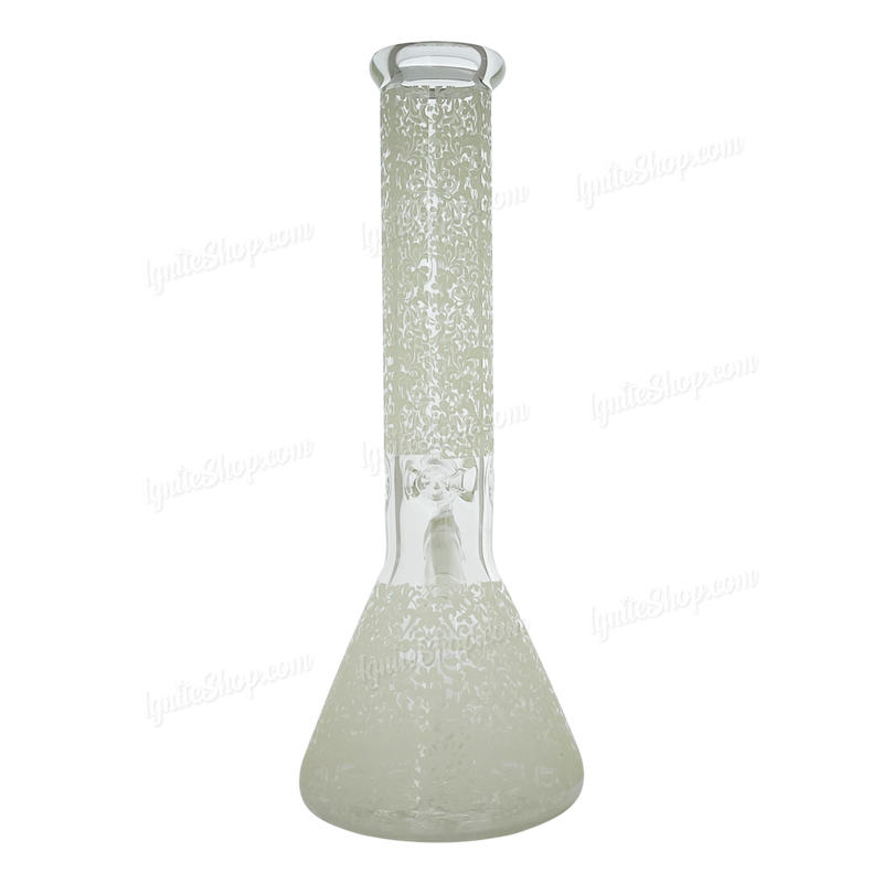 Lace Pattern Glow In The Dark Beaker 14inches 7mm