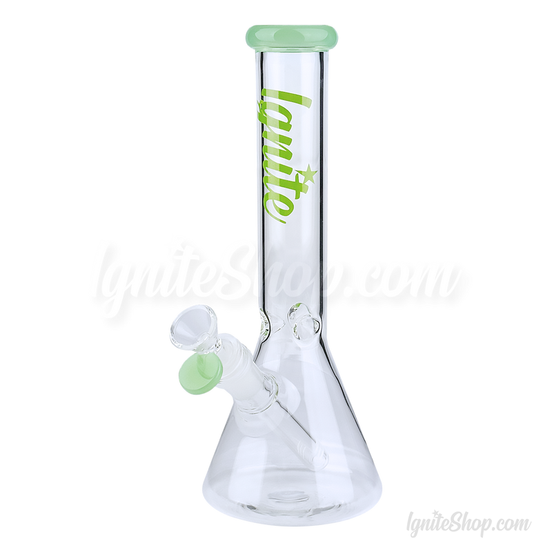 Ignite Glass 10" Simple Logo Beaker