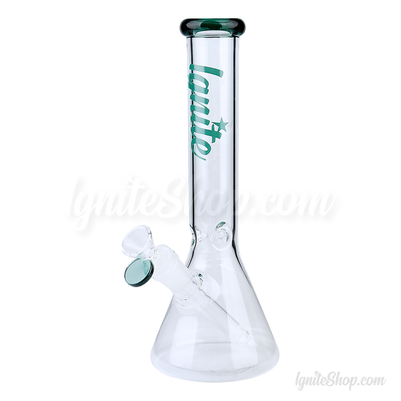Ignite Glass 10" Simple Logo Beaker