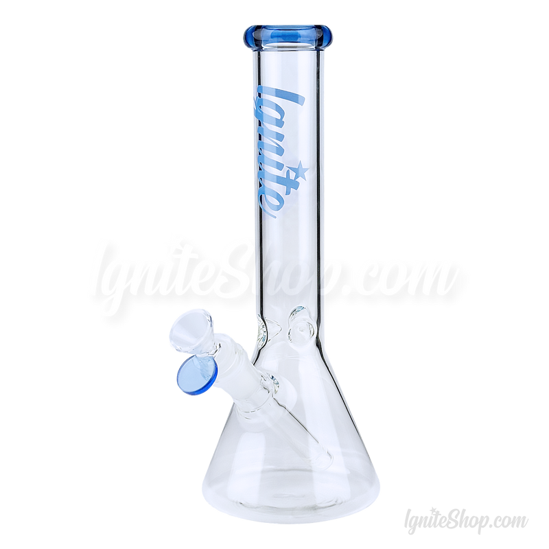 Ignite Glass 10" Simple Logo Beaker
