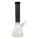 Legendary Glass Sandblast Beaker 16inches LG259 - TRANS BLACK