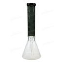 Legendary Glass Sandblast Beaker 16inches LG259 - TRANS BLACK