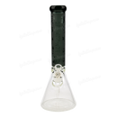 Legendary Glass Sandblast Beaker 16inches LG259 - TRANS BLACK