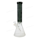 Legendary Glass Sandblast Beaker 16inches LG259 - TRANS BLACK