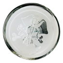 Legendary Glass Sandblast Beaker 16inches LG259 - TEAL