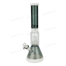 Legendary Glass Showerhead Perc. Beaker 17inches LG340A - TRANS BLACK