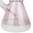 Legendary Glass Showerhead Perc. Beaker 17inches LG340A - PINK