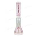 Legendary Glass Showerhead Perc. Beaker 17inches LG340A - PINK