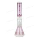 Legendary Glass Showerhead Perc. Beaker 17inches LG340A - PINK