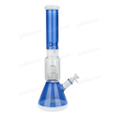 Legendary Glass Showerhead Perc. Beaker 17inches LG340A - BLUE