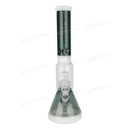 Legendary Glass Showerhead Perc. Beaker 17inches LG340A - TRANS BLACK