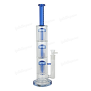 Legendary Glass Triple Tree Perc. 18inches 7mm LG340 - BLUE