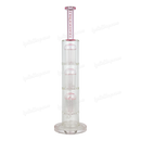 Legendary Glass Triple Tree Perc. 18inches 7mm LG340 - PINK