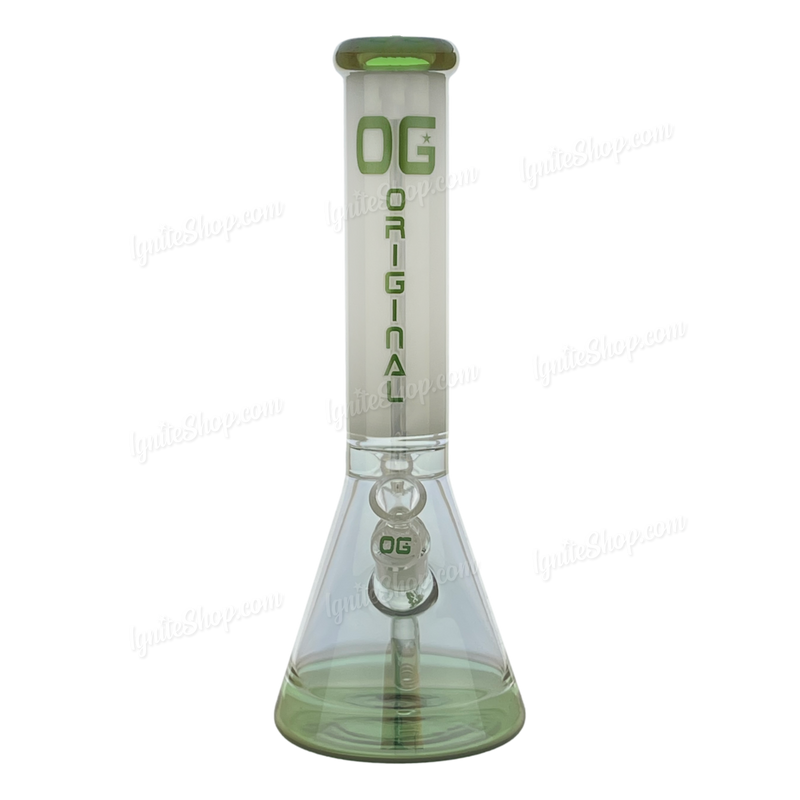 OG Original Glass Metallic Color Beaker 14inches - GREEN