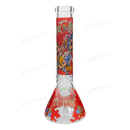 OG Original Glass Rick & Morty Decal Beaker 14inches 7mm - RED