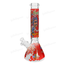 OG Original Glass Rick & Morty Decal Beaker 14inches 7mm - RED