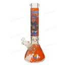 OG Original Glass Rick & Morty Decal Beaker 14inches 7mm - ORANGE