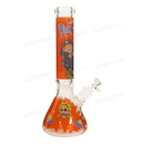 OG Original Glass Rick & Morty Decal Beaker 14inches 7mm - ORANGE