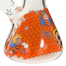 OG Original Glass Rick & Morty Decal Beaker 14inches 7mm - ORANGE